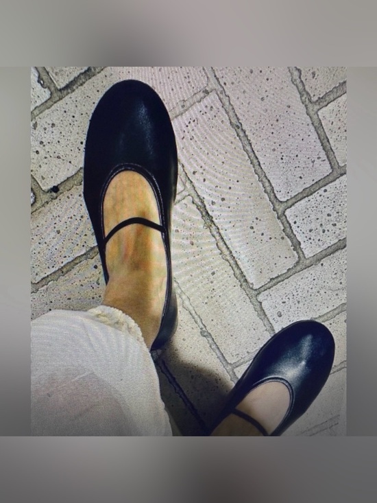 Jeffrey Campbell Shoes - Jeffrey Campbell dancerina Black Leather Ballet Flats 37